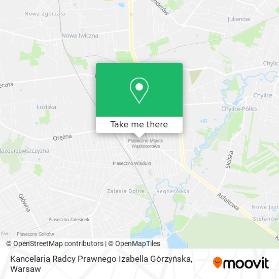 Kancelaria Radcy Prawnego Izabella Górzyńska map