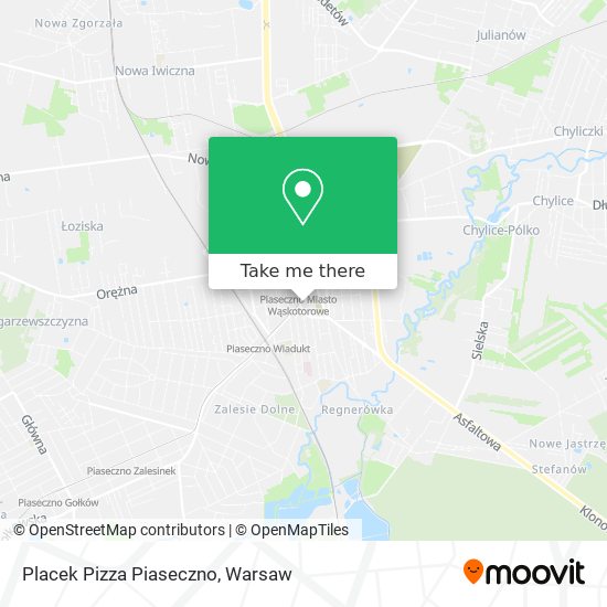 Placek Pizza Piaseczno map