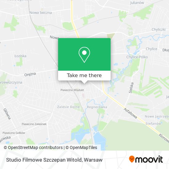 Studio Filmowe Szczepan Witold map