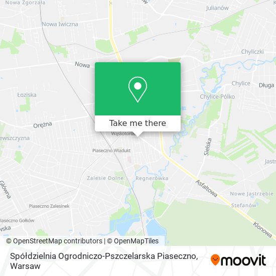 Spółdzielnia Ogrodniczo-Pszczelarska Piaseczno map