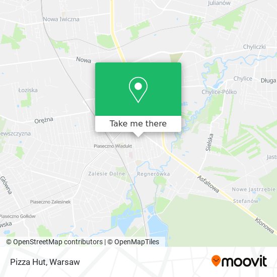 Pizza Hut map