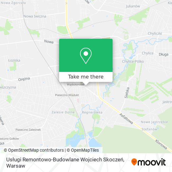 Usługi Remontowo-Budowlane Wojciech Skoczeń map