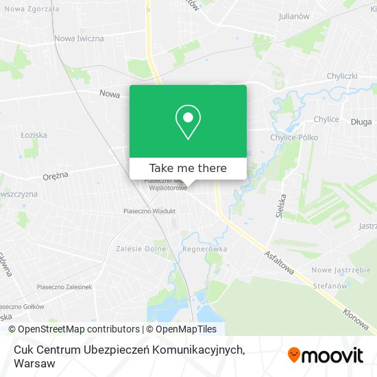 Cuk Centrum Ubezpieczeń Komunikacyjnych map