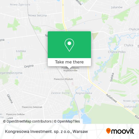 Kongresowa Investment. sp. z o.o. map