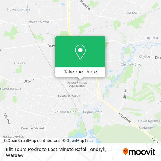 Elit Tours Podróże Last Minute Rafał Tondryk map