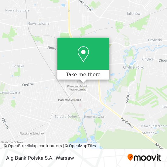 Aig Bank Polska S.A. map