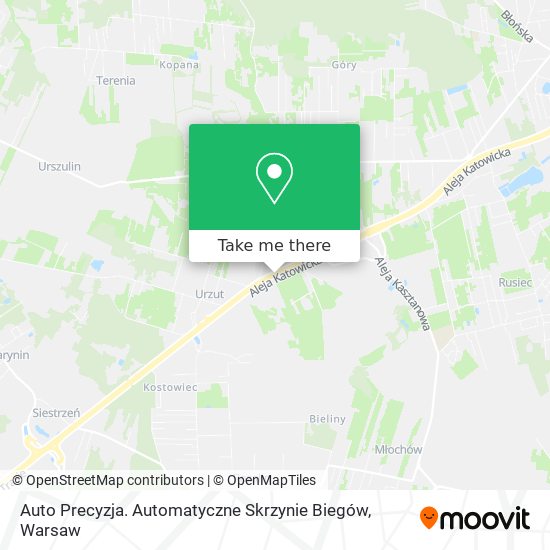 Карта Auto Precyzja. Automatyczne Skrzynie Biegów