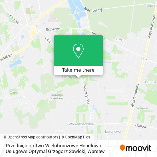 Przedsiębiorstwo Wielobranżowe Handlowo Usługowe Optymal Grzegorz Sawicki map