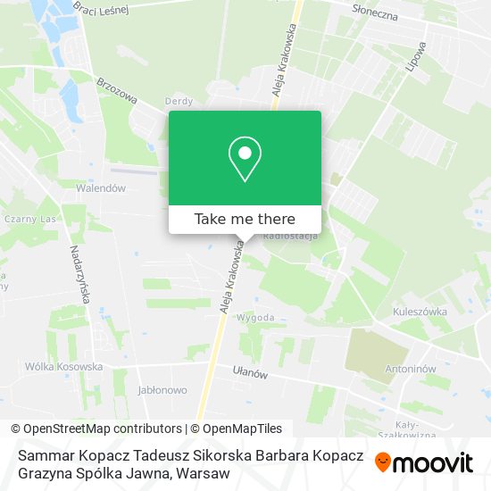 Sammar Kopacz Tadeusz Sikorska Barbara Kopacz Grazyna Spólka Jawna map