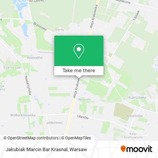 Jakubiak Marcin Bar Krasnal map