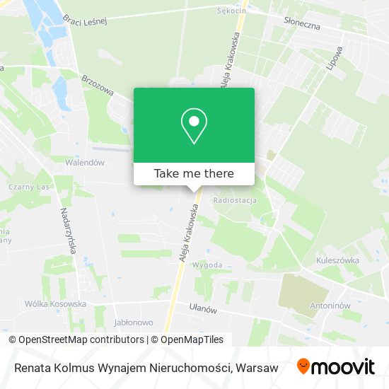 Renata Kolmus Wynajem Nieruchomości map