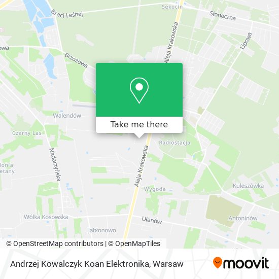 Andrzej Kowalczyk Koan Elektronika map