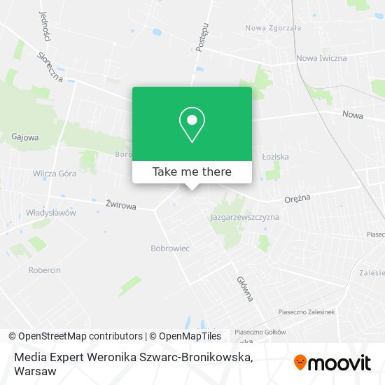 Media Expert Weronika Szwarc-Bronikowska map