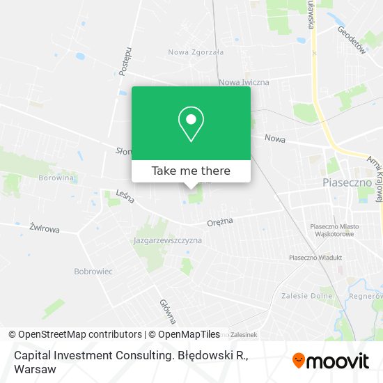 Capital Investment Consulting. Błędowski R. map