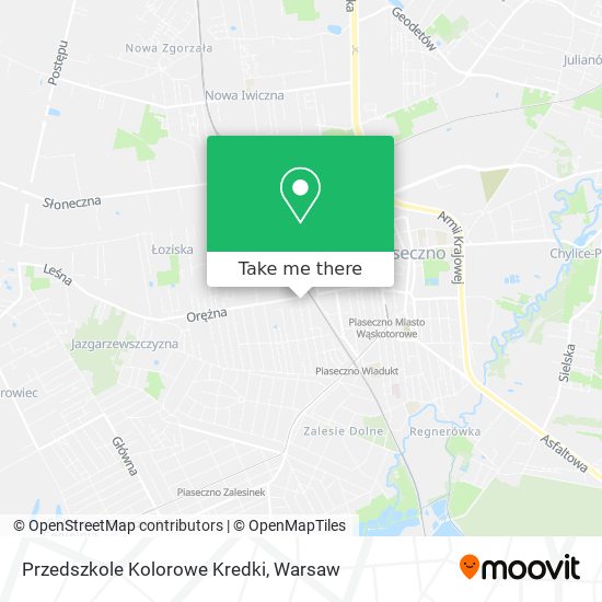 Przedszkole Kolorowe Kredki map