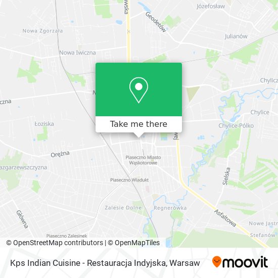 Kps Indian Cuisine - Restauracja Indyjska map