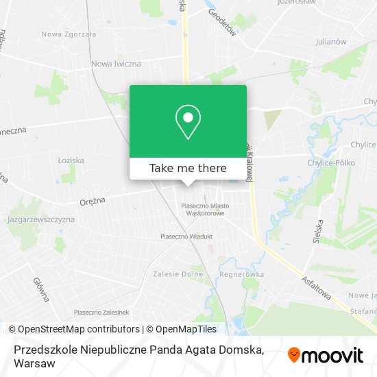 Przedszkole Niepubliczne Panda Agata Domska map