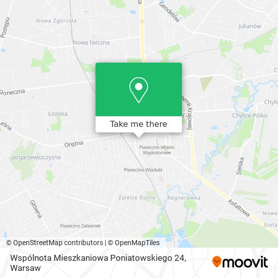 Wspólnota Mieszkaniowa Poniatowskiego 24 map