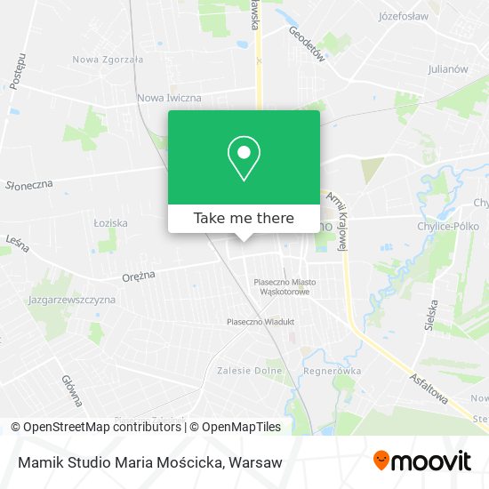 Mamik Studio Maria Mościcka map