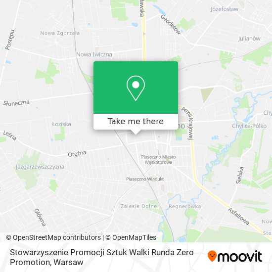 Stowarzyszenie Promocji Sztuk Walki Runda Zero Promotion map