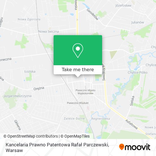 Kancelaria Prawno Patentowa Rafał Parczewski map