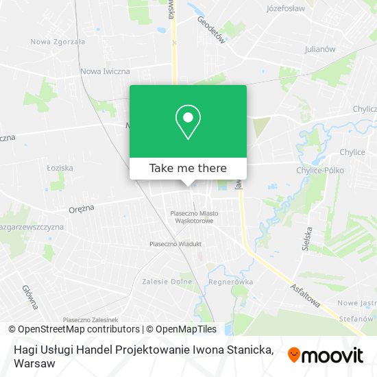 Hagi Usługi Handel Projektowanie Iwona Stanicka map