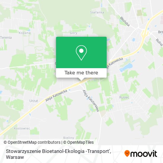 Карта Stowarzyszenie Bioetanol-Ekologia -Transport'