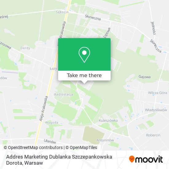 Карта Addres Marketing Dublanka Szczepankowska Dorota