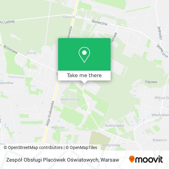 Zespół Obsługi Placówek Oświatowych map