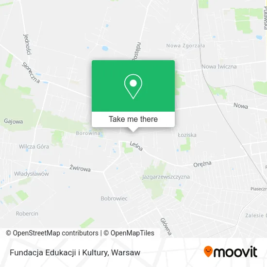 Fundacja Edukacji i Kultury map