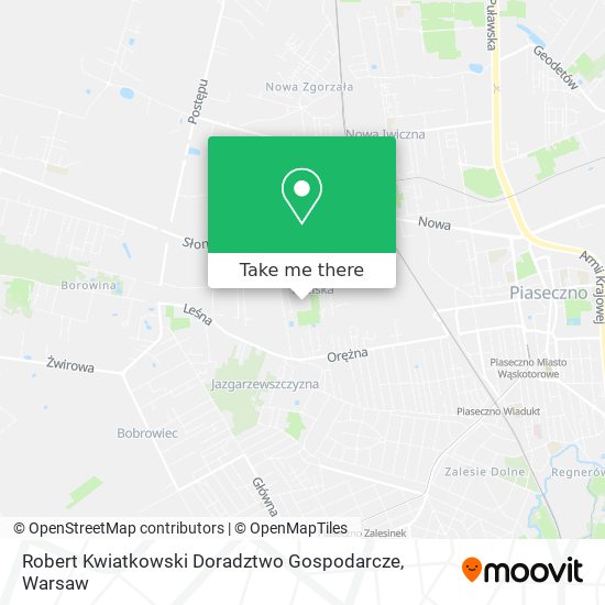 Robert Kwiatkowski Doradztwo Gospodarcze map