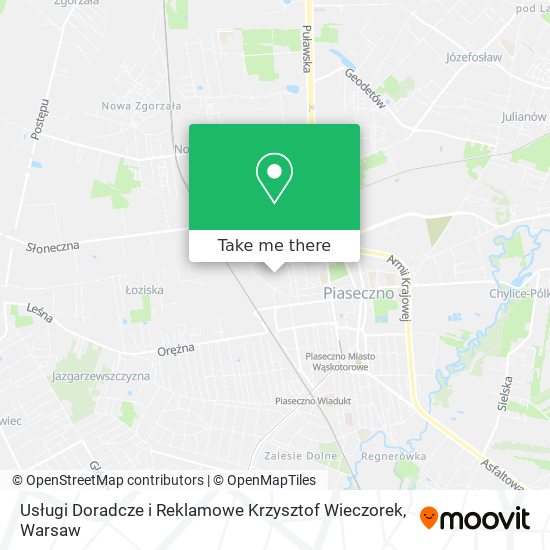 Usługi Doradcze i Reklamowe Krzysztof Wieczorek map