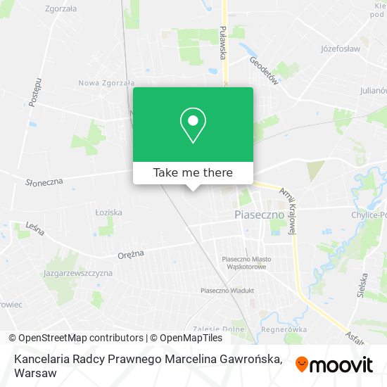 Kancelaria Radcy Prawnego Marcelina Gawrońska map