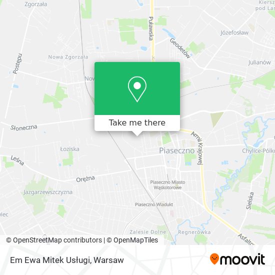 Em Ewa Mitek Usługi map