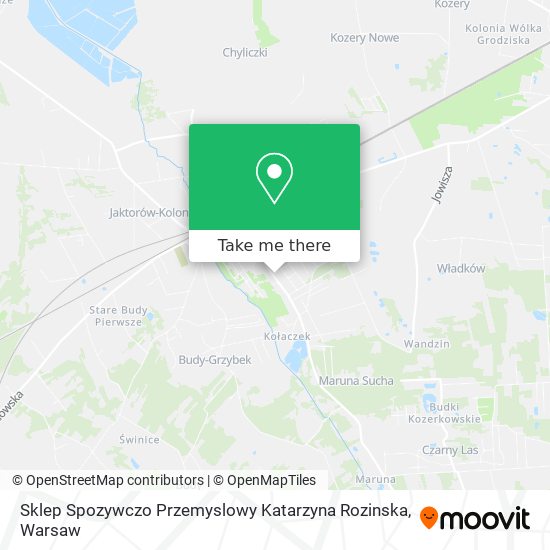 Sklep Spozywczo Przemyslowy Katarzyna Rozinska map