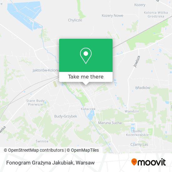 Fonogram Grażyna Jakubiak map