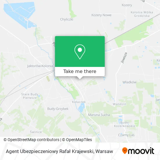 Карта Agent Ubezpieczeniowy Rafał Krajewski