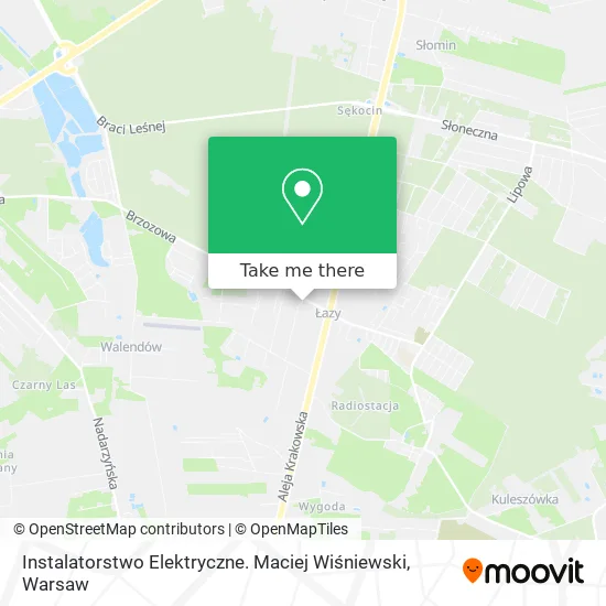 Instalatorstwo Elektryczne. Maciej Wiśniewski map