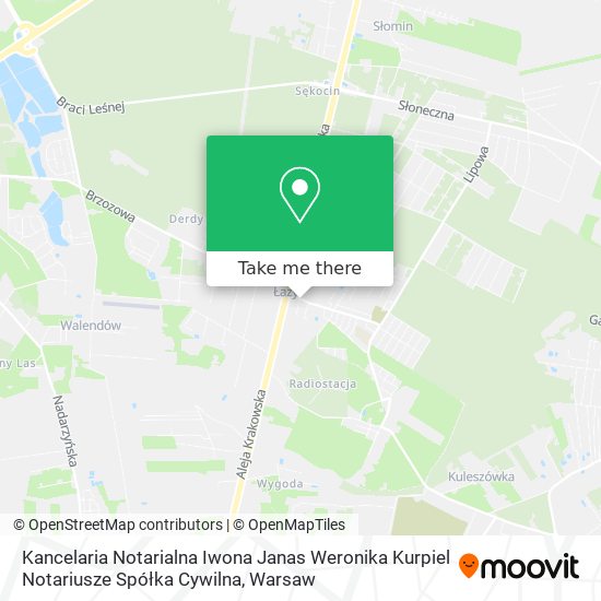 Kancelaria Notarialna Iwona Janas Weronika Kurpiel Notariusze Spółka Cywilna map