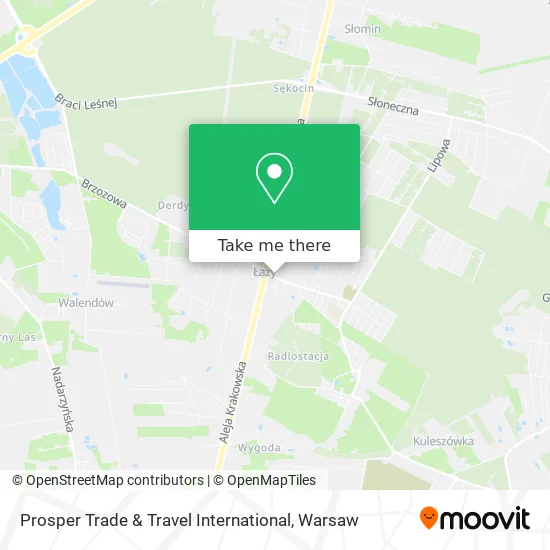 Prosper Trade & Travel International map
