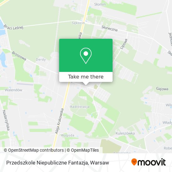 Przedszkole Niepubliczne Fantazja map