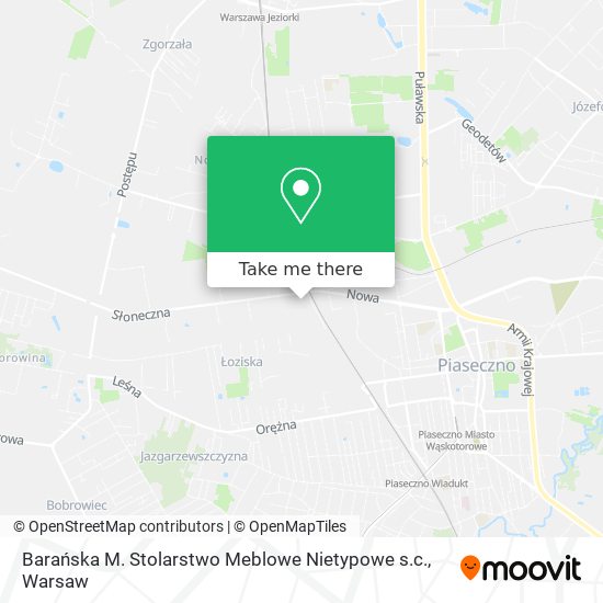 Barańska M. Stolarstwo Meblowe Nietypowe s.c. map