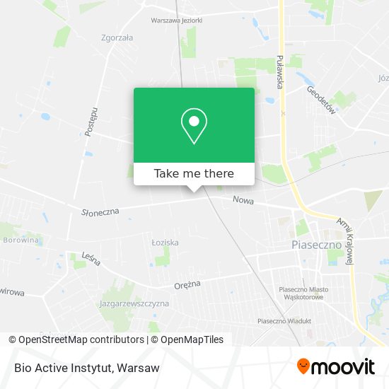 Bio Active Instytut map