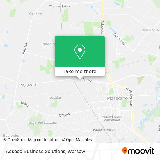 Asseco Business Solutions map