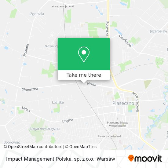 Impact Management Polska. sp. z o.o. map