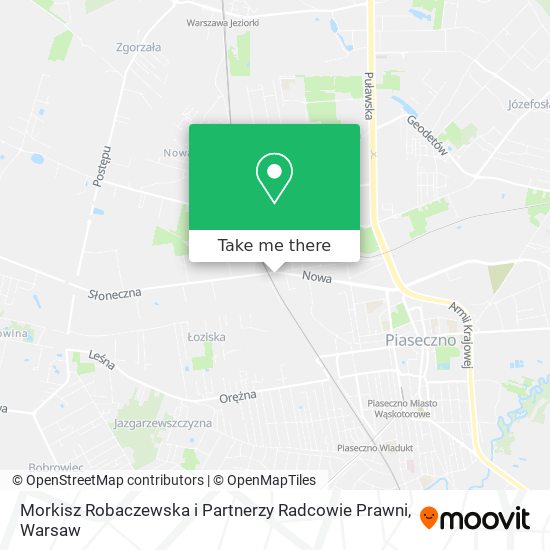 Morkisz Robaczewska i Partnerzy Radcowie Prawni map