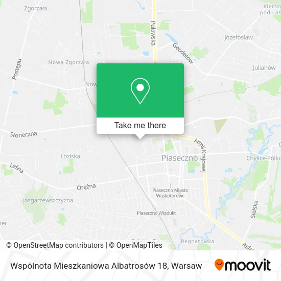 Wspólnota Mieszkaniowa Albatrosów 18 map