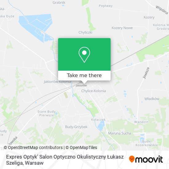 Карта Expres Optyk' Salon Optyczno Okulistyczny Łukasz Szeliga