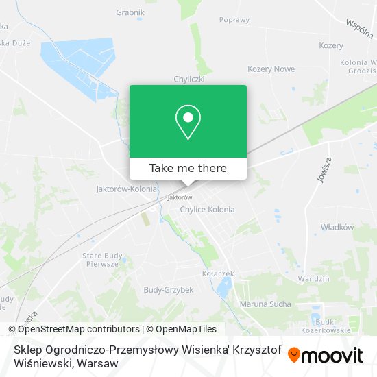 Sklep Ogrodniczo-Przemysłowy Wisienka' Krzysztof Wiśniewski map