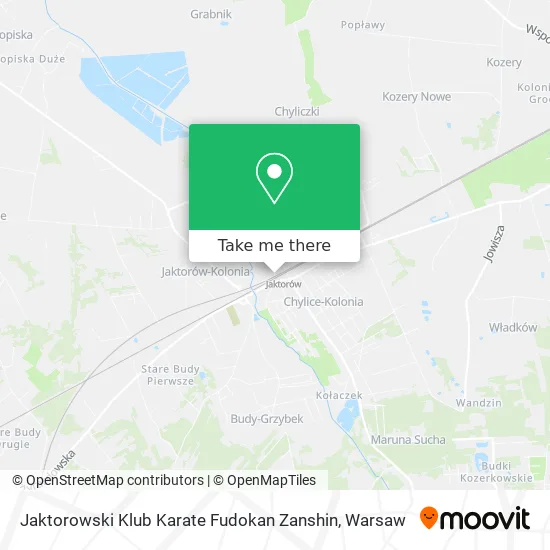 Карта Jaktorowski Klub Karate Fudokan Zanshin